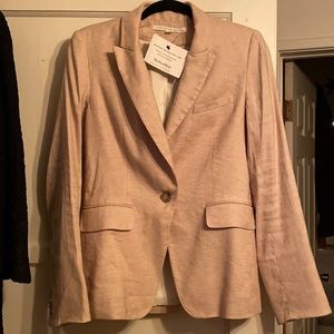Veronica Beard Linen Blazer Jacket Sz 8